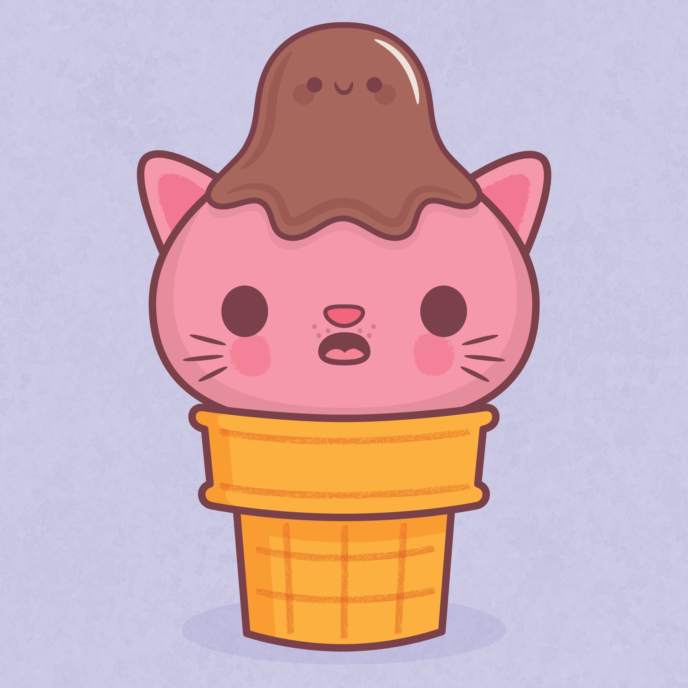 Kitty Cone #1661