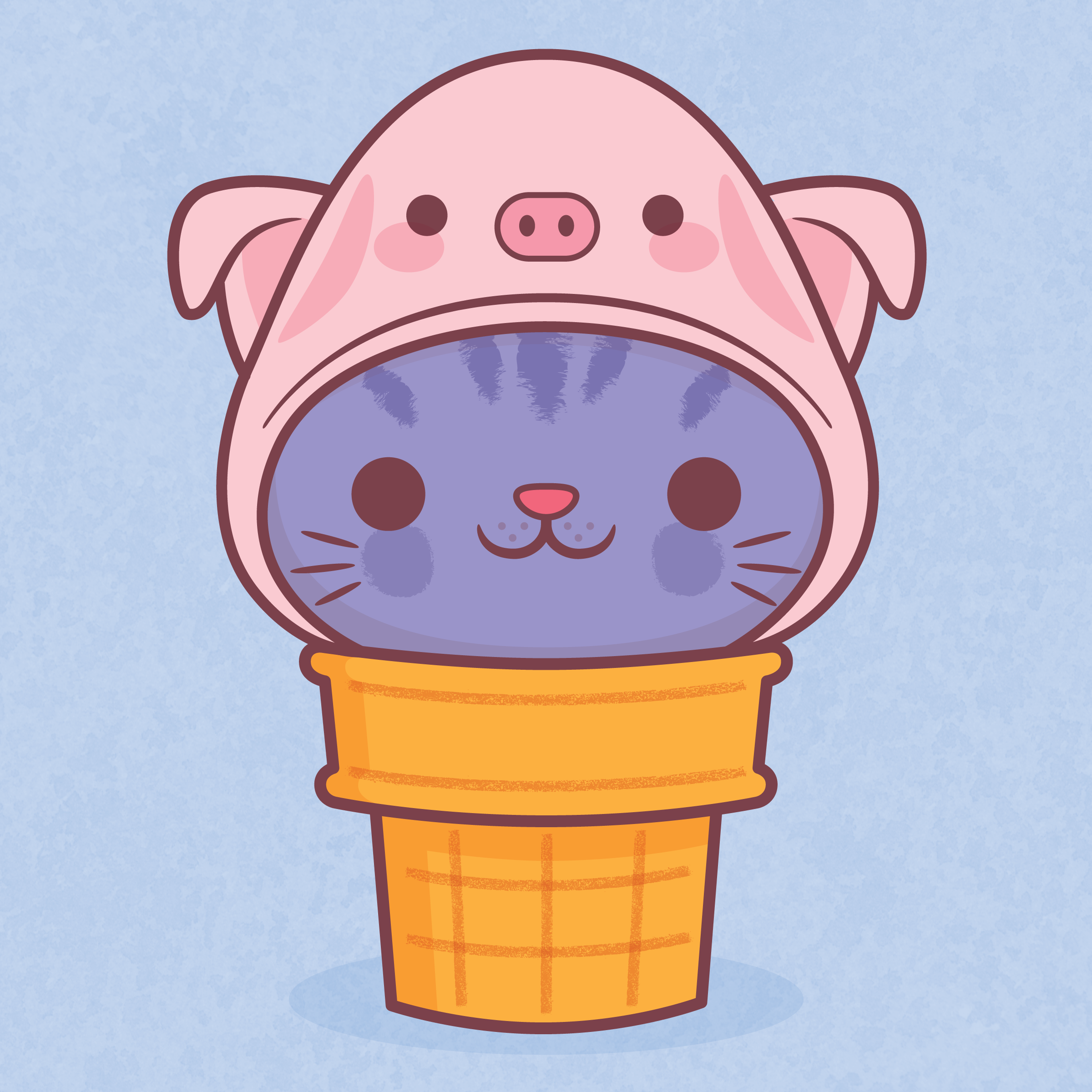 Kitty Cone #1664