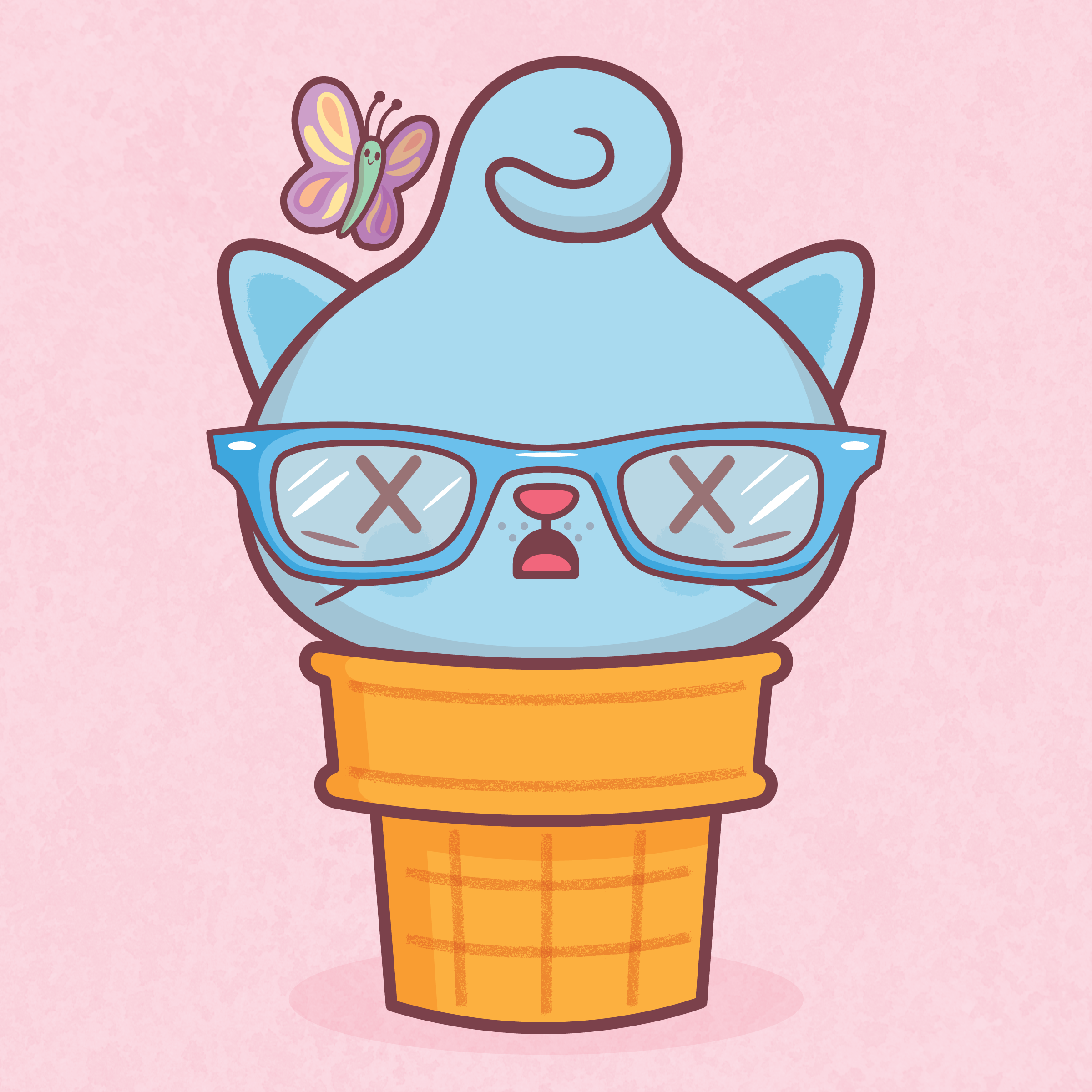 Kitty Cone #1814