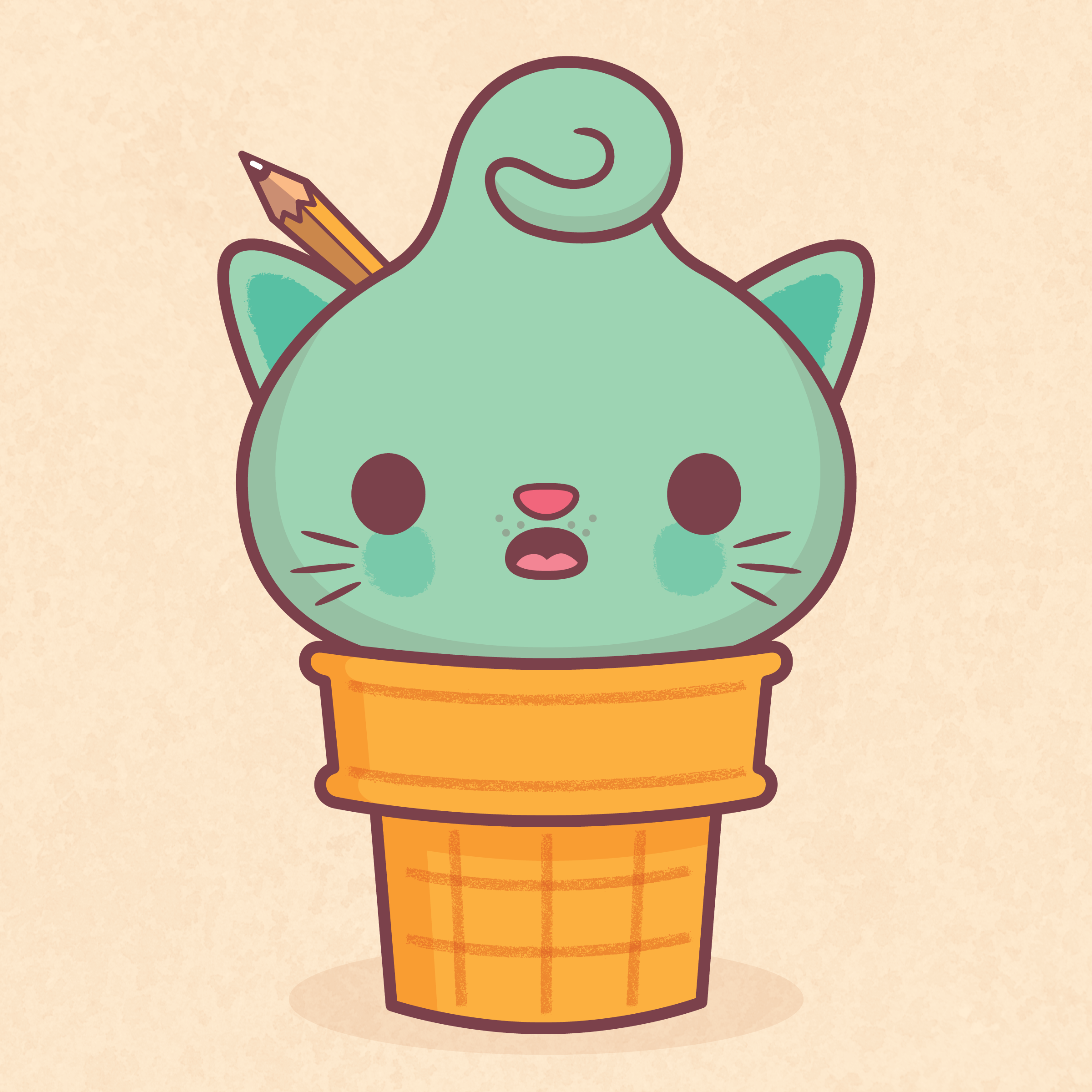Kitty Cone #3036