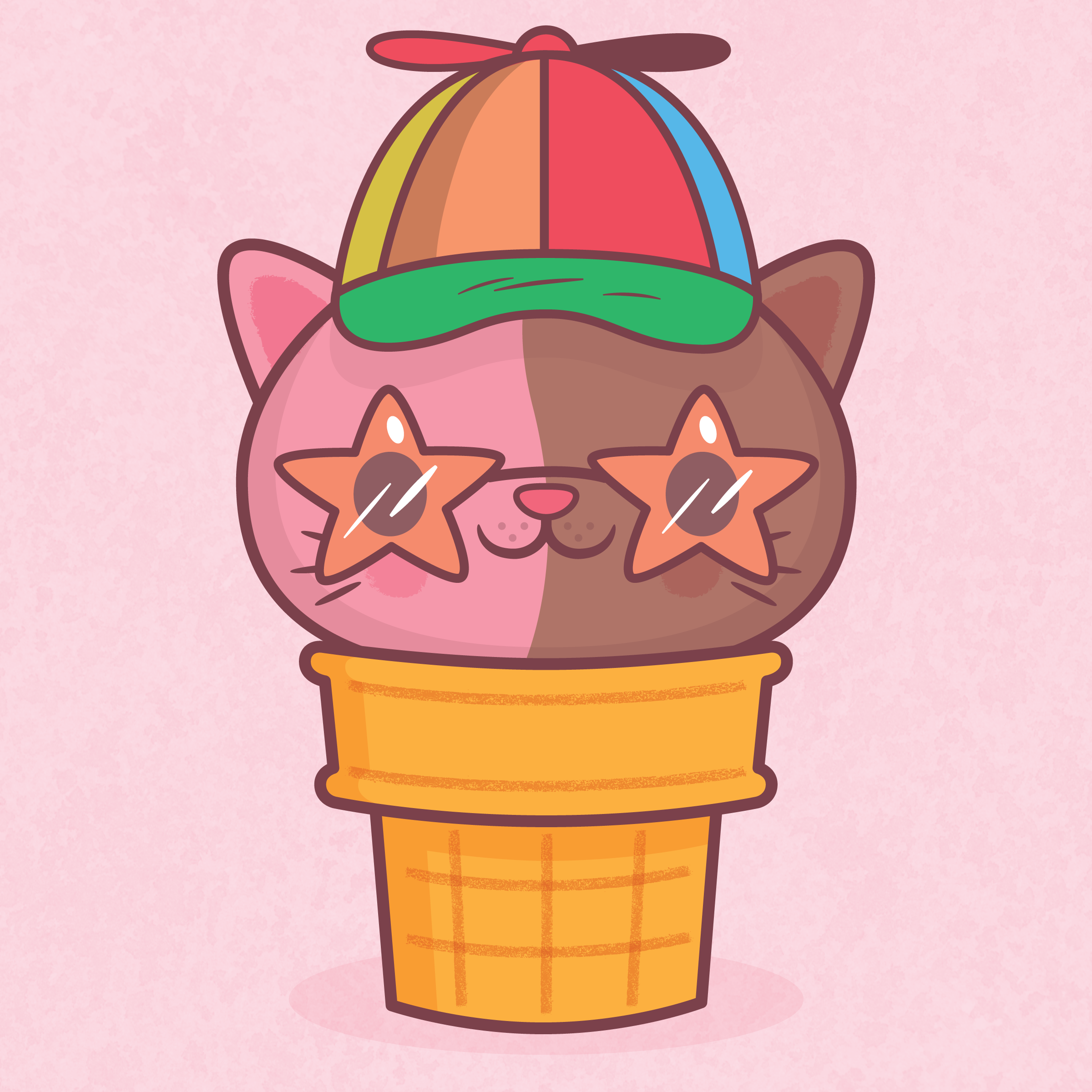 Kitty Cone #3538