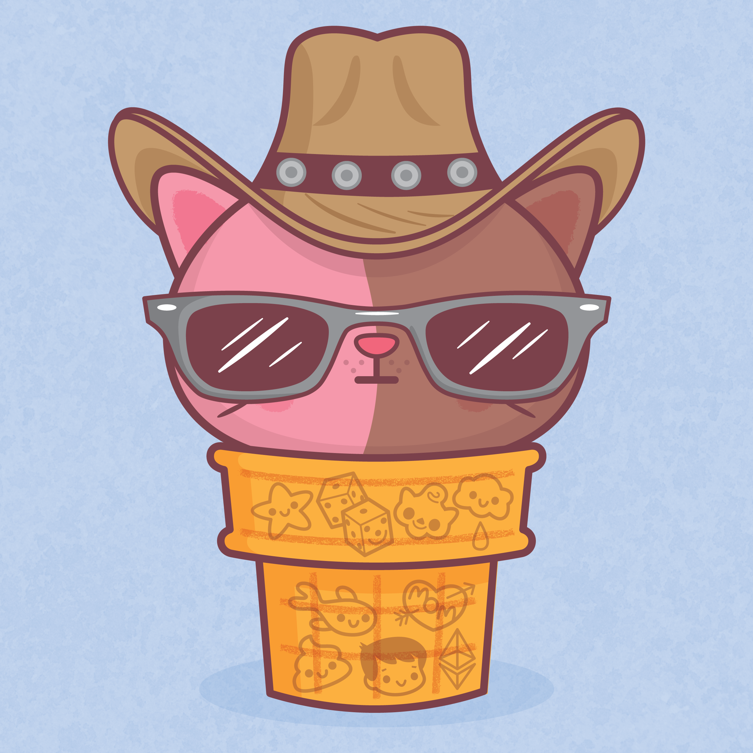 Kitty Cone #3747
