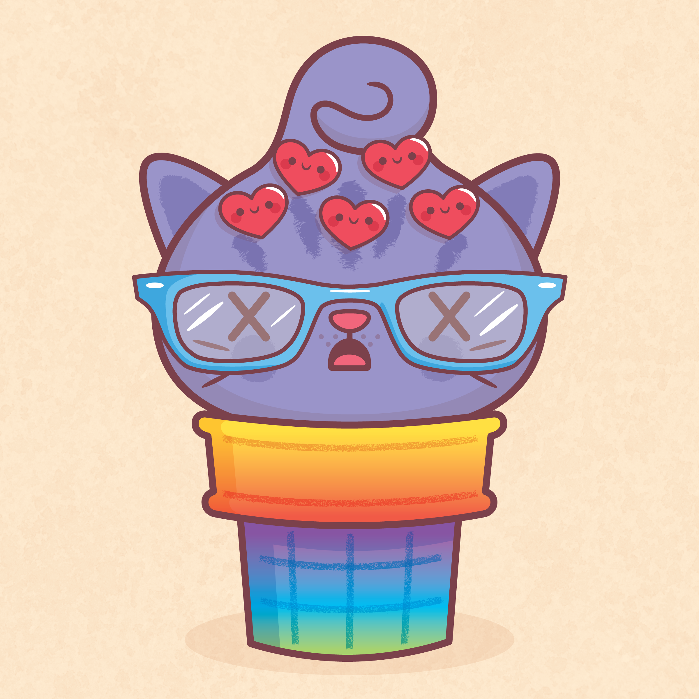 Kitty Cone #3856