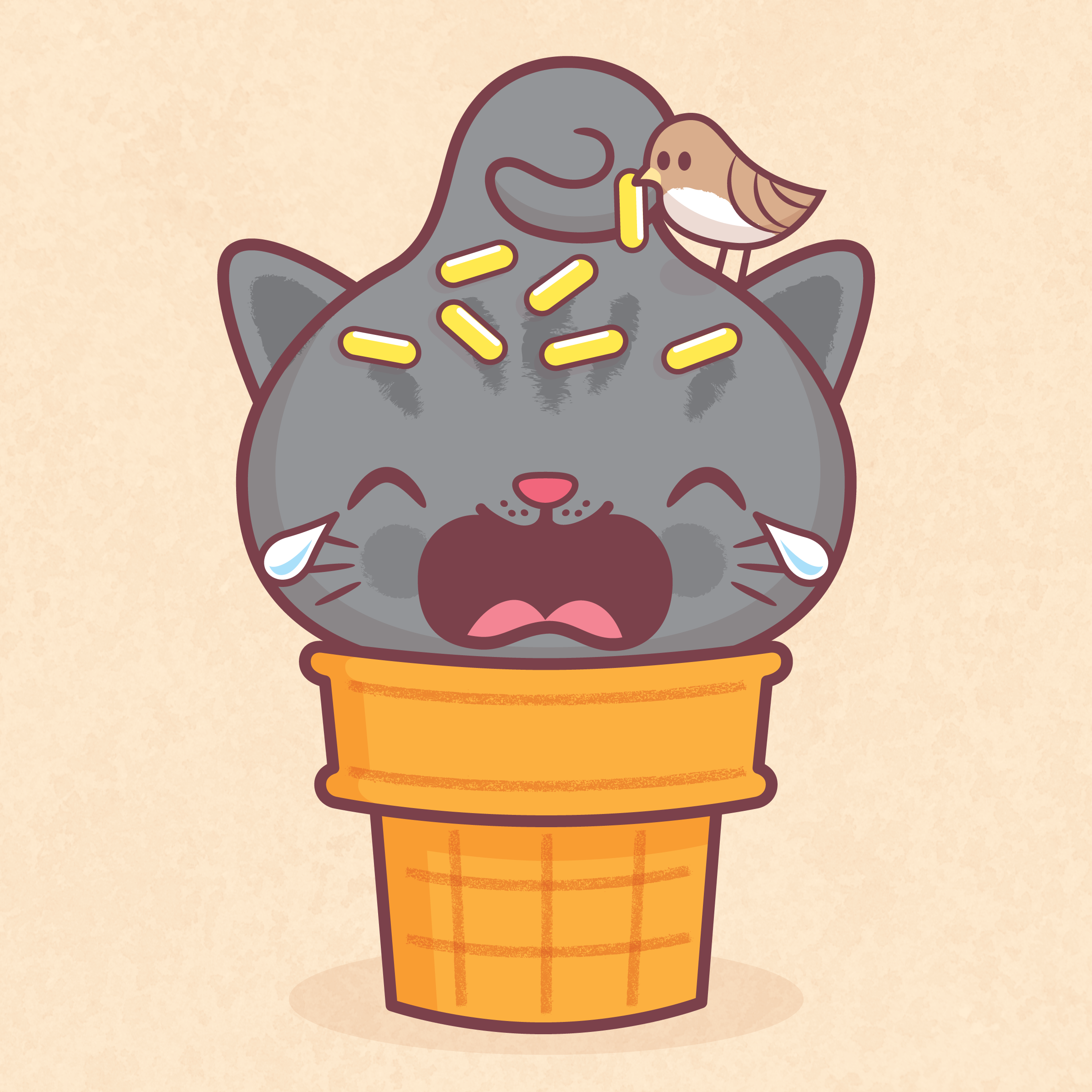 Kitty Cone #4099